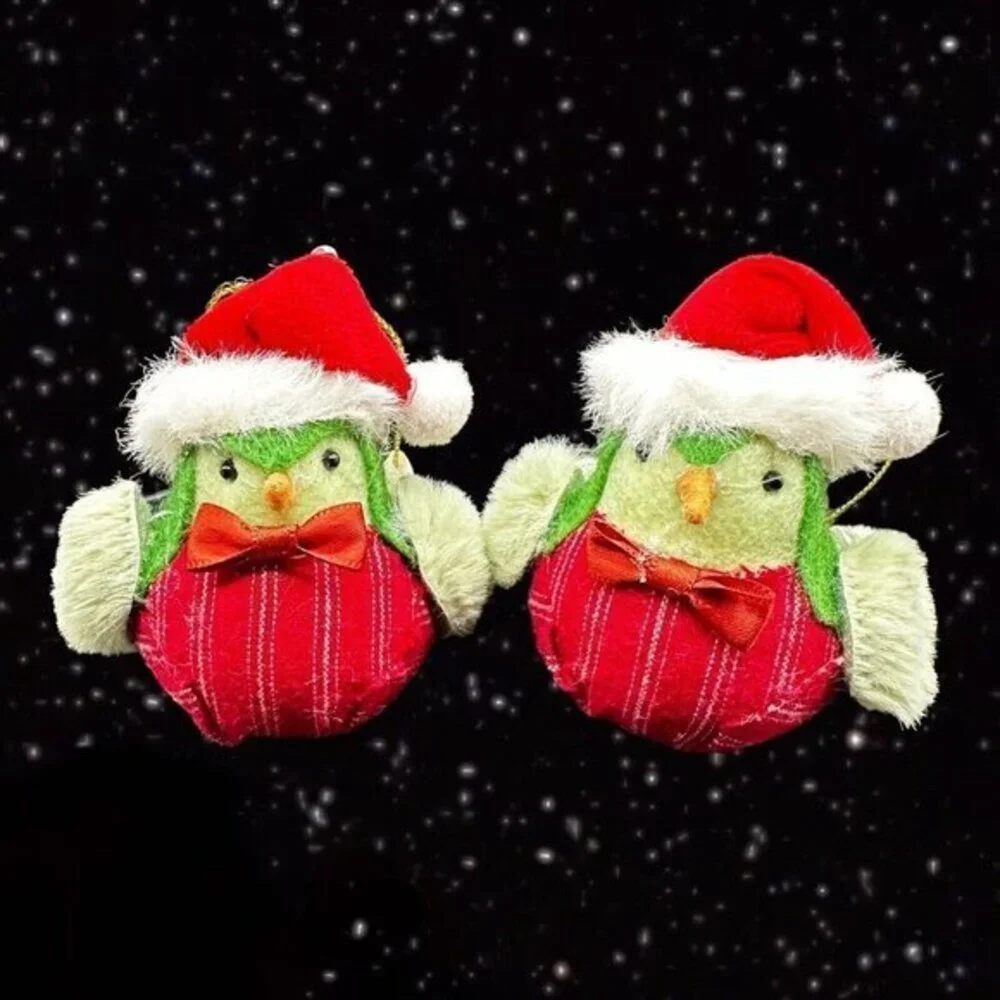 Wondershop 2022‎ Christmas Bird Ornaments from Target Wondershop 4 Set 3”T